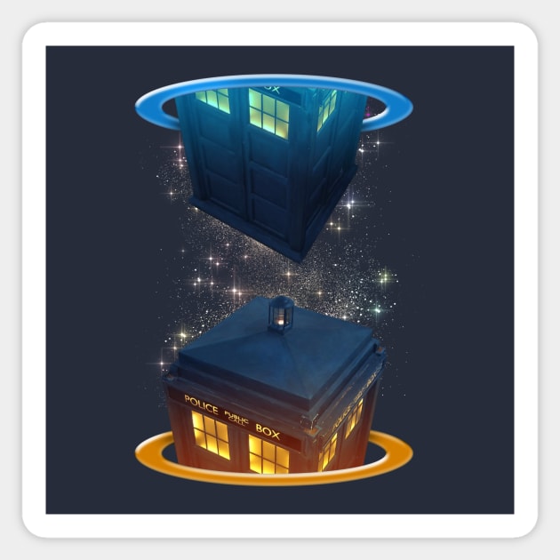 Tardis Portal Sticker by jebezkali